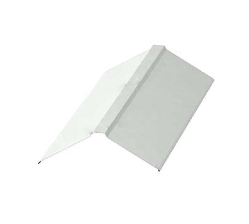 Планка конька плоского 120х120х2000-0,5 Norman RAL9003