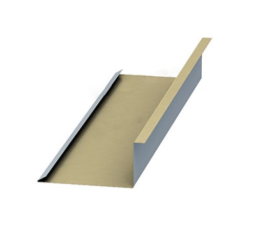 Планка примыкания нижняя 250х122х2000-0,5 Norman RAL1014