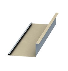 Планка примыкания нижняя 250х122х2000-0,5 Norman RAL1015