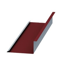 Планка примыкания нижняя 250х122х2000-0,5 Norman RAL3011