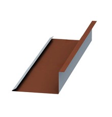 Планка примыкания нижняя 250х122х2000-0,5 Norman RAL8004