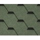 Купить мягкую черепицу "Тема" зеленая, 3 м2 
