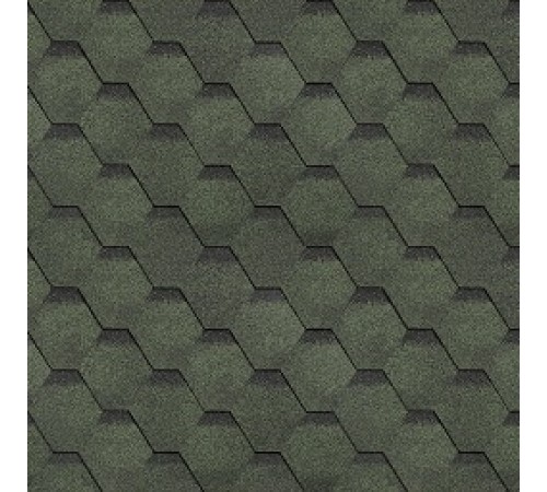 Купить ТЕХНОНИКОЛЬ гибкую черепицу, Финская, Соната, Зеленый 