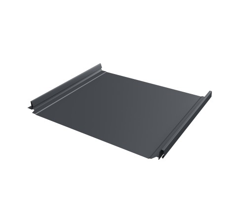 Купить кликфальц Pro 0,5 Velur20 с пленкой на замках RAL 7024 мокрый асфальт 