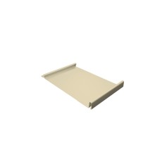 Кликфальц 0,5 Satin с пленкой на замках RAL 1015 светлая слоновая кость