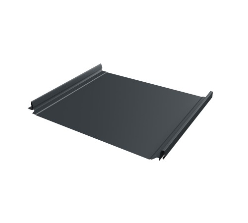 Купить кликфальц Pro 0,5 Стальной бархат с пленкой на замках RAL 7016 антрацитово-серый 