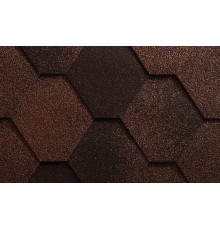Мягкая черепица "Антик", коричн, 3м2