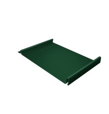 Кликфальц 0,5 Satin с пленкой на замках RAL 6005 зеленый мох