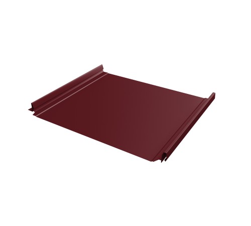 Купить кликфальц Pro 0,5 Velur20 с пленкой на замках RAL 3005 красное вино 