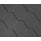Купить мягкую черепицу "Натур" угольно-серый, 3м2 