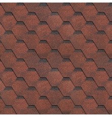 ТЕХНОНИКОЛЬ Гибкая черепица, Финская, Соната Красный