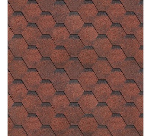 Купить ТЕХНОНИКОЛЬ гибкую черепицу, Финская, Соната Красный 