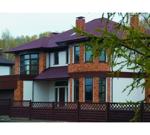 Купить ТЕХНОНИКОЛЬ гибкую черепицу, Самба, Рубин 