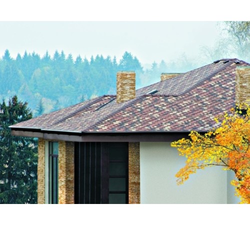 Купить ТЕХНОНИКОЛЬ гибкую черепицу, Самба, Рубин 