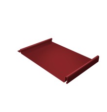 Кликфальц 0,5 Satin с пленкой на замках RAL 3011 коричнево-красный