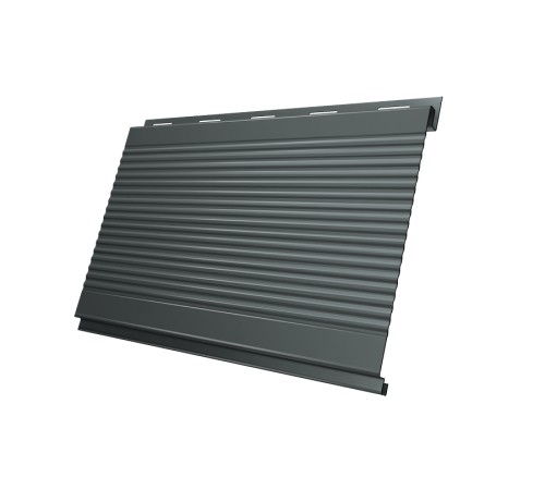 Купить вертикаль 0,2 gofr 0,45 PE с пленкой RAL7005 мышино-серый 