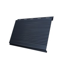 Вертикаль 0,2 gofr 0,5 Velur20 с пленкой RAL7024 мокрый асфальт