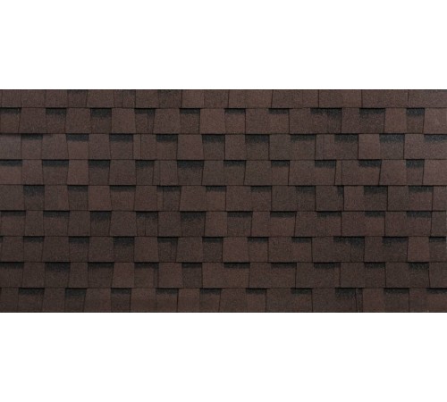 Купить ТЕХНОНИКОЛЬ SHINGLAS многослойную черепицу, Фазенда, Коричневый 