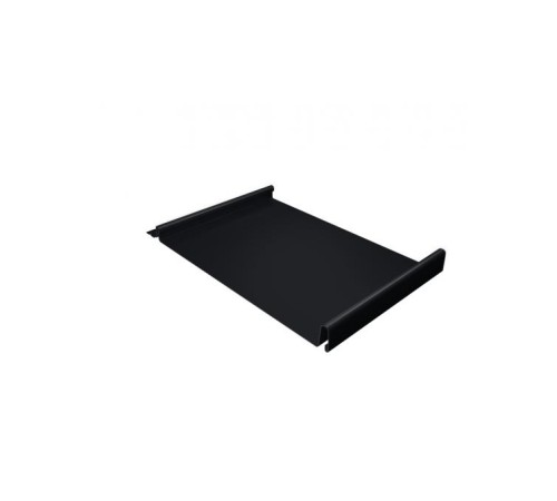 Купить кликфальц 0,5 Стальной бархат с пленкой RAL 9005 черный 