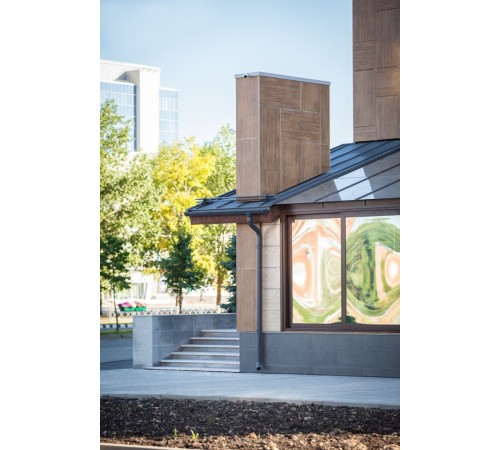 Купить фальц двойной стоячий 0,45 PE с пленкой на замках RAL 3009 оксидно-красный 