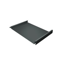 Кликфальц 0,45 PE с пленкой на замках RAL 7005 мышино-серый