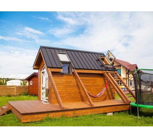 Купить кликфальц mini 0,45 Drap с пленкой на замках RR 32 темно-коричневый 