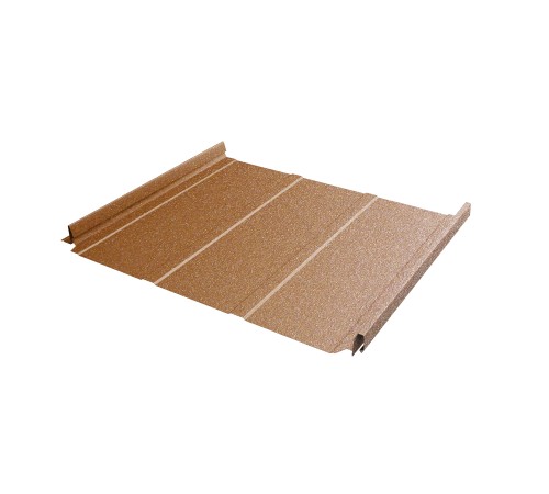 Купить кликфальц Pro Line 0,5 Quarzit с пленкой на замках Cuprum Steel 