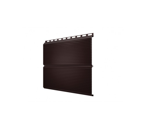 Купить экобрус 0,345 гофрированный 0,5 Velur20 RAL8017 шоколад 