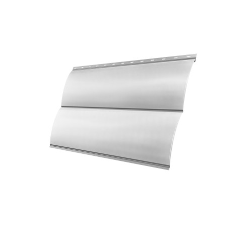 Купить металлический сайдинг Блок-хаус 0,5 Satin с пленкой RAL9003 сигнальный белый 