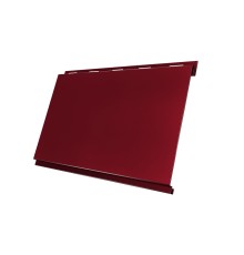 Вертикаль 0,2 classic 0,5 Satin с пленкой RAL3005 красное вино