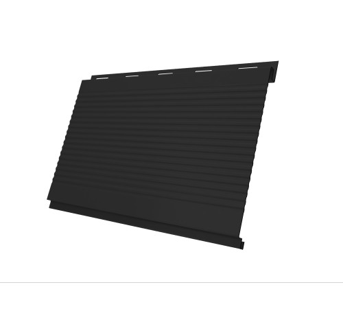 Купить вертикаль 0,2 gofr 0,5 Quarzit lite с пленкой RAL9005 черный 