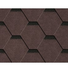 Мягкая черепица "Тема" коричневая, 3м2