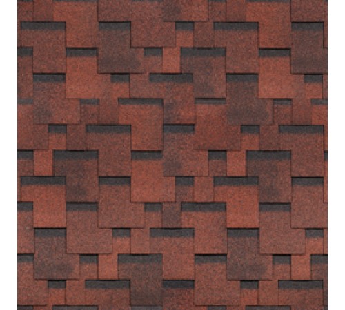 Купить ТЕХНОНИКОЛЬ гибкую черепицу, Финская, Аккорд Красный 