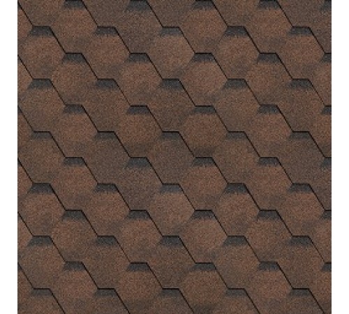 Купить ТЕХНОНИКОЛЬ гибкую черепицу, Финская, Соната Коричневый 