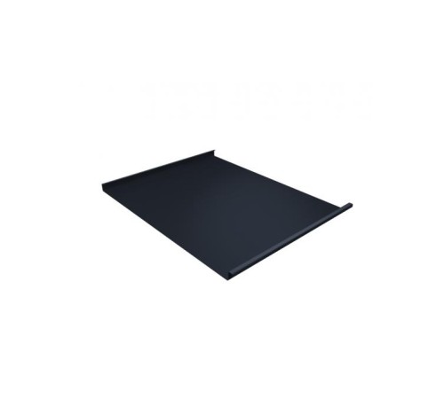 Купить фальц двойной стоячий 0,5 Стальной бархат с пленкой на замках RAL 7024 мокрый асфальт 