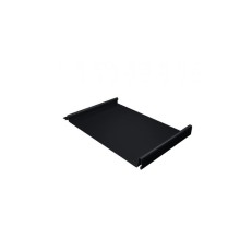 Кликфальц 0,5 Satin с пленкой на замках RAL 9005 черный