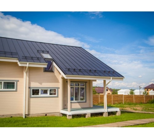 Купить кликфальц 0,5 Satin с пленкой на замках RAL 3005 красное вино 