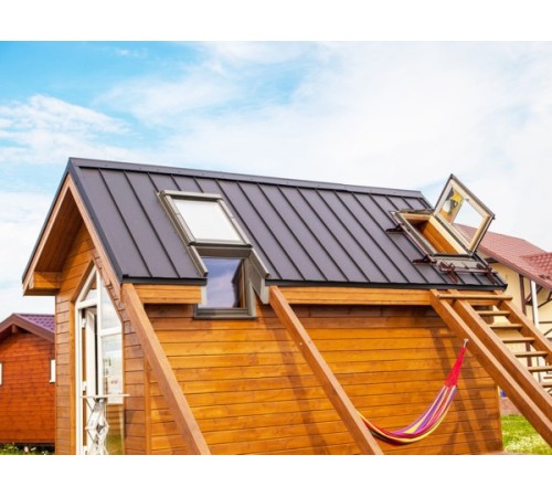 Купить кликфальц mini 0,45 PE с пленкой на замках RAL 6002 лиственно-зеленый 