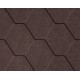 Купить мягкую черепицу "Натур" коричневая, 3м2 