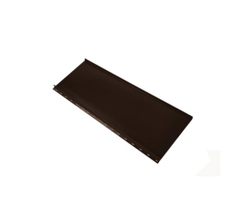 Купить кликфальц mini 0,5 Quarzit lite с пленкой на замках RR 32 темно-коричневый 