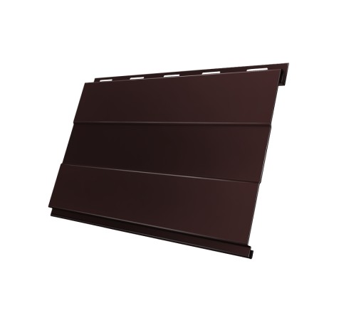 Купить вертикаль 0,2 prof 0,5 Satin с пленкой RAL8017 шоколад 