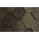 Купить мягкую черепицу "Антик", зеленый, 3м2 