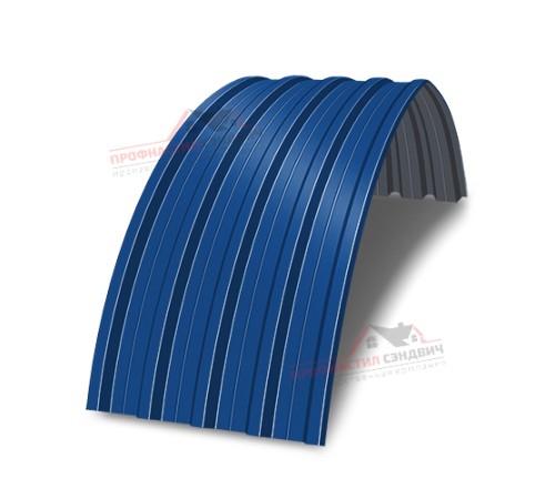 Купить арочный профнастил окрашенный Н60-0.5 цена за м2. 