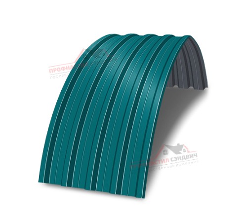 Купить арочный профнастил окрашенный Н60-0.7 цена за пог.м. 