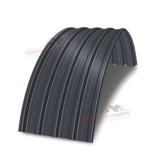 Арочный профнастил окрашенный Н60-0.6 цена за м2.