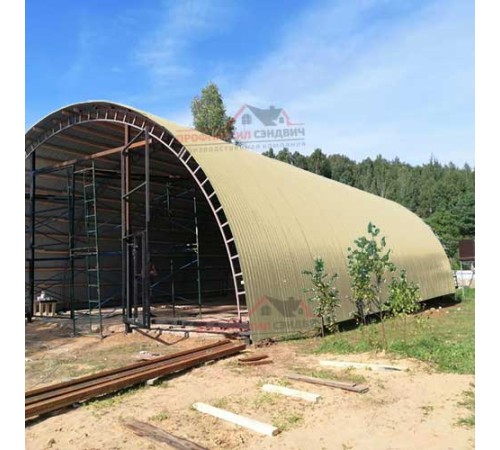 Купить профнастил МП10ПГ-0.45, Ширина-1100, Полиэстер RAL1014 