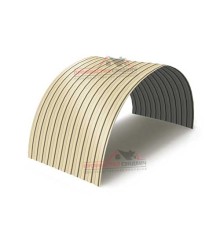 Профнастил МП10ПГ-0.45, Ширина-1100, Полиэстер RAL1015