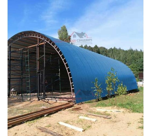 Купить профнастил МП10ПГ-0.5, Ширина-1100, Полиэстер RAL5015 