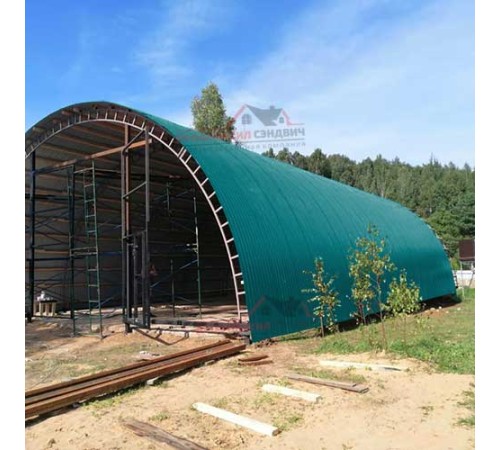 Купить профнастил МП10ПГ-0.45, Ширина-1100, Полиэстер RAL5021 