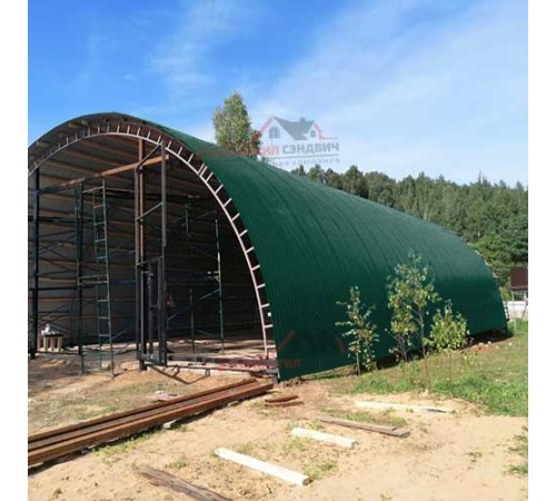 Купить профнастил МП10ПГ-0.4, Ширина-1100, Полиэстер RAL6005 